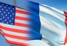 FrenchAmericanFlags